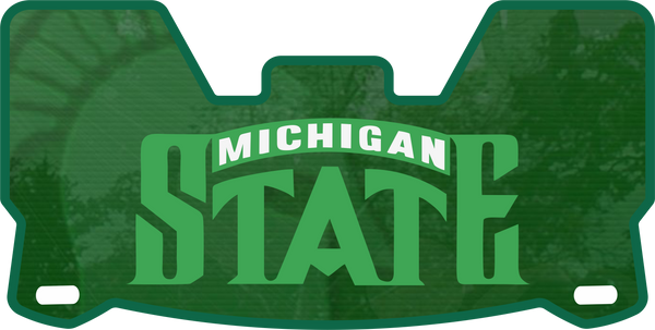 Michigan State Helmet Visors Full Size