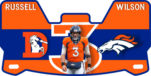 Broncos Players Helmet Visors Full Size