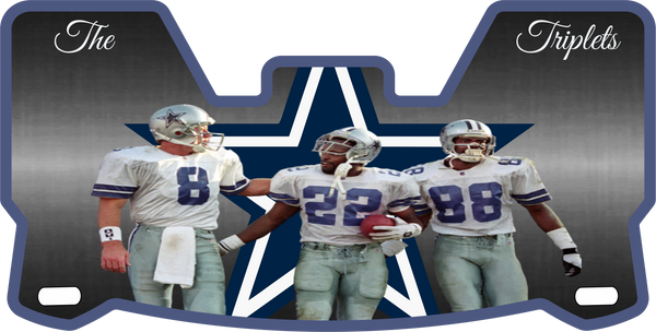Dallas Cowboys (2) Players Helmet Visors Full Size
