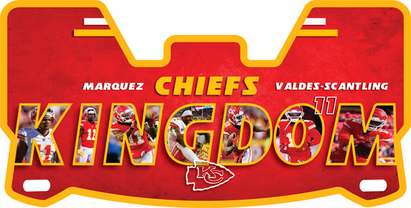 Chiefs Players Helmet Visors Full Size